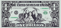 Alice Cooper Billion Dollar Bill Photo