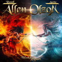 Russell Allen / Anette Olzon - Worlds Apart Art Work