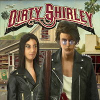 Dirty Shirley - 2020 Self-titled Debut Album Art Work