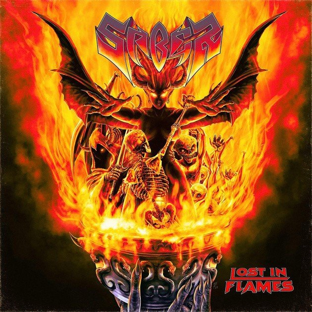 Saber - Lost In Flames Album Art